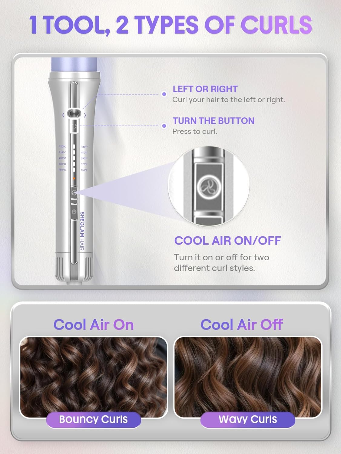 AirFlow Pro Curling Iron