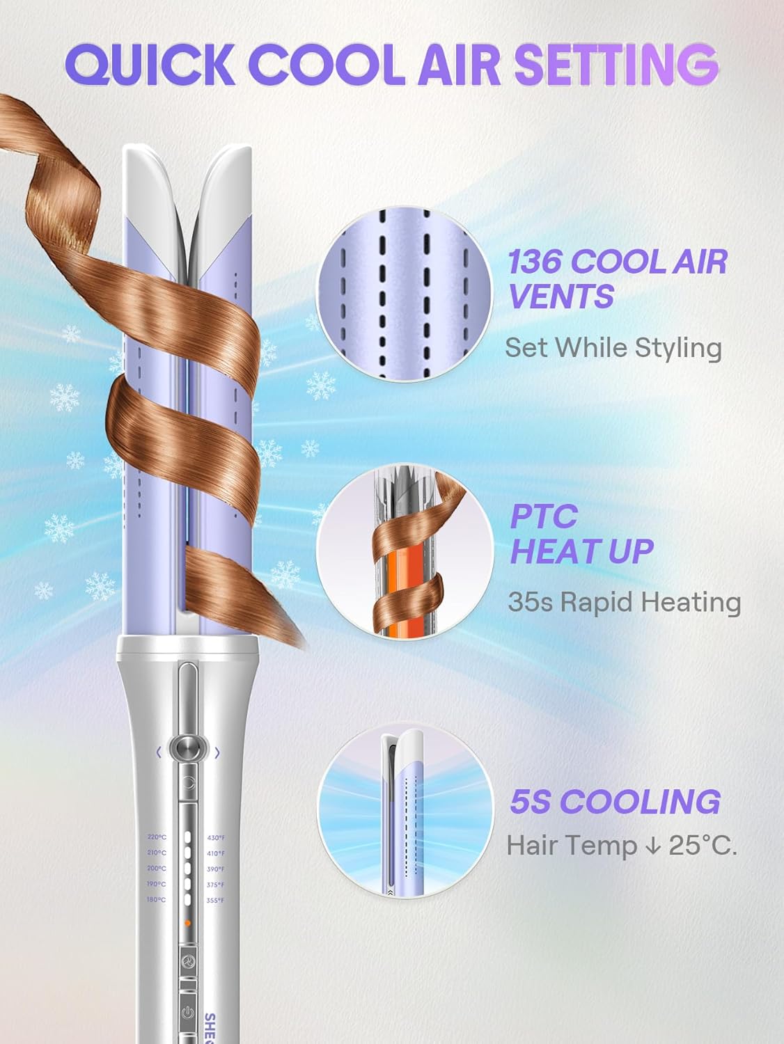 AirFlow Pro Curling Iron